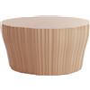 Kartell - Tavolino Corteza - Beige - Polietilene riciclato - Designer Patricia Urquiola