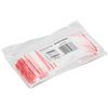 Emerson sacchetto a pressione 50x70 mm 100 pezzi | 5x7 cm Adatto al contatto con gli alimenti Sacchetti trasparenti con chiusura a zip Chiusura a scatto a pressione