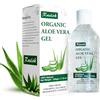Raslok Gel di aloe vera al 100% puro naturale organico per idratare la pelle e la cura dei capelli, idratante durevole, dopo il sole, non appiccicoso (7,76 oz)