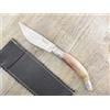 ARBURESA COLTELLO ARTIGIANALE SARDO da scuoio 18 CM ARBURESA CORNO di MUFLONE lama 8 cm