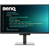 BenQ RD320U Monitor da programmazione 32" 4K 3840x2160 con rapporto di contrasto 2000:1, Pannello Nano Matte, MoonHalo, USB-C 90W , Modalità coding, Protezione ore notturne e Tecnologia Eye-Care