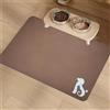 FANSU Tappetino Ciotola Cane Grande, Antivegetativa Moderno Antiscivolo Tappetini Sottociotola per Cane/Gatto Assorbente Asciugatura Cuscinetto, Accessori Per Animali Domestici (Cammello 1,40x60cm)