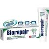 Biorepair, Dentifricio Total Protective Repair, Ripara lo Smalto, Anticarie, Antiplacca, Alito Fresco, Senza Fluoro, 12 Confezioni da 75ml