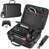 MoKo Custodia per Nintendo Switch 2 (2025) - Custodia da Viaggio Rigida Portatile All in One con Grande Capacità per Base, Alimentatore, Console, 21 Schede di Gioco e Altri Accessori Switch 2, Nero