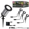 Paulmann 94286 Plug & Shine apparecchio per esterni LED Spot Classic starter set incl. 3 lampade da 5,1 Watt IP65 antracite illuminazione da giardino metallo bianco caldo 3000 K