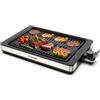 FIMEI Piastra Elettrica 1800W, Griglia da Tavolo Rivestimento Antiaderente, Piastra e Vassoio Lavabili in Lavastoviglie, Barbecue Elettrico Temperatura Regolabile, Interni ed Esterni
