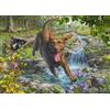 Schmidt 58559 Mark Frederickson, Dog Love, Passeggiata primaverile con Labrador Retriever, puzzle da 1000 pezzi