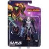 JAKKS Pacific Metroid Phazon Suit Samus Action Figure con Morph Ball Accessorio