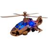 Generico Aereo Giocattolo con Luci Suoni e Movimento Mistero Bump & Go Elicottero Aereoplano Jumbo Jet Giocattolo con Movimento Luci Effetto 3D Proiettore Anteriore Giocattolo Gunship Aereo Grande Giocattolo