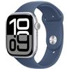 Apple Smartwatch ( OLED ) WATCH SERIES 10 Alluminio GPS Sport Silver e Denim 46