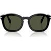 Persol Occhiali da Sole PO0082S 95/31 Nero/Verde Unisex