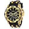 Invicta Pro Diver Orologio da Uomo in acciaio inossidabile con movimento Quarzo - 50mm, Nero/Oro