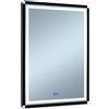 Venti Duo specchio 60x80 cm rettangolare con illuminazione con tappetino riscaldante nero-bianco 5905951180434