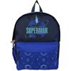 CYPBRANDS - Superman, Zaino per la scuola, Borse, Colore blu, Prodotto ufficiale