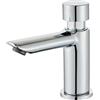 MAMMOLITI Marco Mammoliti | Rubinetto Monoacqua Temporizzato Cromo, Altezza Bocca 78mm, Cartuccia a Pressione, 13x12,8x4,5cm