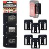 StealthMounts Supporti per batteria, porta batterie senza fili, compatibili con utensili elettrici Ozito/Einhell 18 V, confezione da 6, prodotti nel Regno Unito