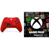 Xbox Controller Wireless Pulse Red + Game Pass Ultimate | Abbonamento di 1 mese