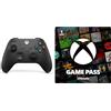 Xbox Controller Wireless Carbon Black + Game Pass Ultimate | Abbonamento di 1 mese