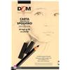 CWR CARTA DA SPOLVERO DOM BLOCCO 35X50 CM 90 GR 50 FF 1033