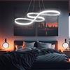 Arcadia Lampadario Led Soffitto a Sospensione Moderno con Luce Calda e Fredda Dimmerabile, Telecomando e App per Cellulare - Lampadario Camera da Letto, Soggiorno, Cucina e Cameretta - 3500 LM 80 Cm