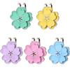lasuroa 5pz Clip Cappello con Marcatore Magnetico per Palline da Golf, Clip Marcatore Magnetico a Forma di Fiore Accessori Decorativi per Golfisti Donne Uomini Guanti Borsa Berretto (5 Colori)