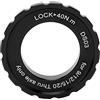 Yuecoom Meijun, anello di bloccaggio per ruota centrale, in lega di alluminio, ad alta resistenza, per mountain bike, disco (nero)
