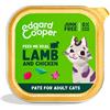 EDGARD & COOPER Edgard Cooper Pate per Gatti Agnello e Pollo allevato a terra con mirtilli rossi, salvia e valeriana 85 Gr Prezzo x 6 unità