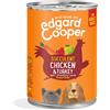 EDGARD & COOPER Umido edgard cooper ADULT Pollo e Tacchino con mela fragola e carota 400 gr