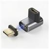 IVIVTOR Adattatore USB C Magnetico - 140W Adattatore Magnetic USB-C Stereoscopico Trasmissione dati a 40 Gbps per Laptop, Tablet, Telefono