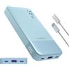 JUOVI Power Bank 10000mAh, Caricatore Portatile da 35W, Ricarica Rapida Caricabatteria Portatile con PD3.0 e QC4.0, JUOVI Batteria Esterna per iPhone serie 15 14 13, Galaxy, Tablet, Switch, ecc (Blu)