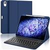 FOGARI Tastiera per iPad Air 11 M3 2025/M2 2024, Keyboard Italiano, Bluetooth Rimovibile Custodia con Tastiera per iPad Air 6 Generazione 11 Pollici 2025/2024, Blu Scuro