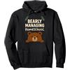 Homeschool Mama Bear Homeschool Teacher Homeschool Mamma Mamma Orso Homeschooling Regalo Insegnante Mamma Felpa con Cappuccio