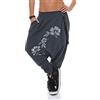 malito more than fashion malito Pantaloni Boyfriend giarrettiere Twist Aladin Sbuffo Baggy 91085 Donna Taglia Unica (grigio scuro)