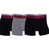 CR7 Cristiano Ronaldo Boxer aderente uomo, confezione da 3 boxer da uomo, Nero, Grigio Mix, M