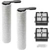 Cleptorize Parti di Ricambi per Tineco Floor One Stretch S6/ Switch S6/ S7 Stretch Ultra/ S6 stretch lite/ S9 Artist, Kit di 2 Spazzole a Rullo, 2 Filtro, 1 Spazzola di Pulizia