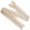 Aerzetix - Set di 8 Cerniere Lampo a Spirale N°5 45cm separabili con cursore - in Metallo Nylon Poliestere - Colore Beige Chiaro - per Cucito Artigianato creazioni Tessili