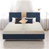 ITALYMATERASSI Materasso ignifugo H20 90x200 Certificato classe 1IM Made in Italy | Materasso per hotel, strutture ricettive turistiche, RSA con tessuto ignifugo, interno poliuretano espanso ignifugo - IGNIFUGO H20