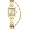 CIVO Orologio Donna Acciaio Oro: Rettangolare Piccolo Impermeabile Analogico Quarzo - Regalo Orologio con Bracciale Elegante per Donna