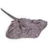 lilizzhoumax Peluche Razza Pastinaca, 51 cm, Pesce Realistico Morbido con Forma Dettagliata, Animale Imbottito per Bambini da 3 Anni, Pescatori e Collezionisti