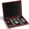 Leuchtturm 341012 VOLTERRA DE Luxe - Cassetta per Monete con 20 campi Quadrati per Capsule QUADRUM e telai per Monete da 50 x 50 mm