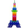 Jokooan Costruzione Magnetici 206PCS, Bastoni Magnetici Set Da Costruzione Magnetici Bastoni Magnetici Blocchi Magnetici STEM Giocattolo Educativo per Bambini