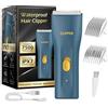 Homirty Rasoio Elettrico Corpo Uomo,Body Groomer,Rasoio Elettrico Barba Depilatore Corpo Uomo,Regolabarba Uomo,Uso Umido E Asciutto Per Aree Sensibili, Gambe,Torace, Ascelle