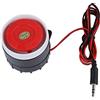 ASHATA DC 12V 120dB High Decibel Mini Red Horn Horn allarme sirena audio avvisatore acustico per sicurezza domestica, facile da installare