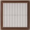 LIRAST 250x250mm Marrone Griglia di Ventilazione in Plastica - Griglie D'Aerazione