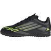 Adidas Unisex - Bambini e Ragazzi F50 Club Turf Football Boots Kids, Core Black/Iron Met./Lucid Lemon, 38 EU