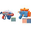 Hasbro Nerf Elite 2.0, blaster Prospect QS-4, 8 dardi originali Nerf Elite, blaster a 4 dardi, mirino telescopico fisso & Nerf Dinosquad Stegosmash Dart Blaster