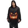 Boland 84336 - Poncho zucca, mantello per Halloween, carnevale e costumi, trucchi o trattamenti