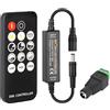 Fosingut Mini RF Dimmer Controller,14 tasti 5V-24V Dimmer Switch per luci a Striscia LED COB SMD 5630 5730 5730 3528(Singolo Colore)