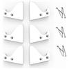 Sintrix Fab Ganci di fissaggio (3 paia), compatibili con tenda avvolgibile per lucernari Velux ZOZ 137, ricambio per tenda avvolgibile interna e tenda a rullo frangivista, adatta per tipo RHL & RG