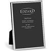 Edzard cornice per foto Genova, placcata in argento pregiato, antiossidante, per foto 13 x 18 cm, inclusi 2 appendini